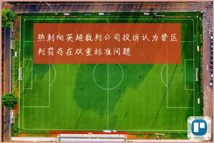 热刺向英超裁判公司投诉认为禁区判罚存在双重标准问题
